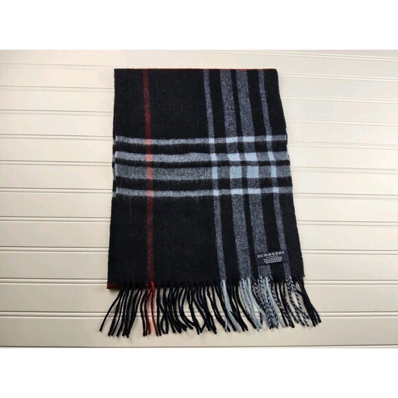 Burberry London 100% Cashmere Scarf Authentic - Picture 1 of 5